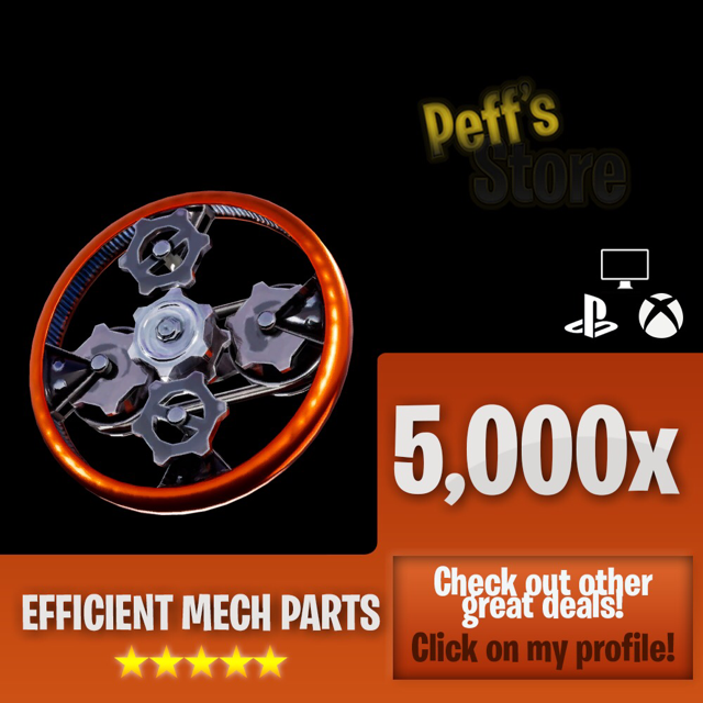 Efficient Mechanical Parts 5000x In Game Items Gameflip - robux 5 000x in game items gameflip