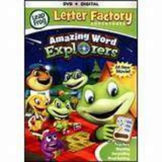 LEAPFROG LETTER FACTORY ADVENTURES:
AMAZING WORD EXPLORER SD Vudu *Rare Code*