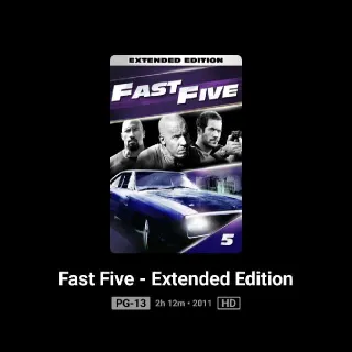 Fast Five HD MA