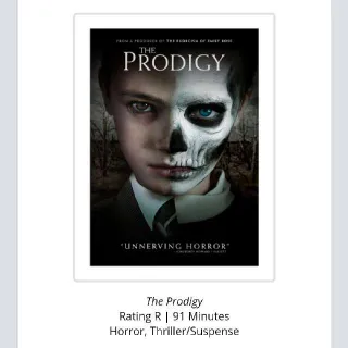 The Prodigy HD Vudu Or GP