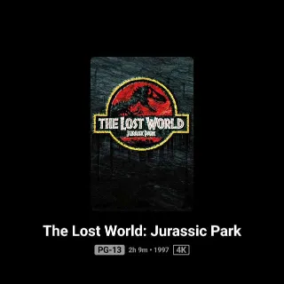 The Lost World: Jurassic Park HD MA