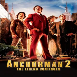 Anchorman 2: The Legend Continues HD Vudu Or ITunes