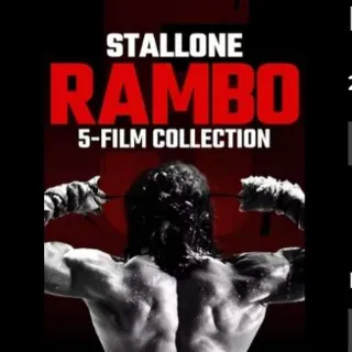 RAMBO: THE COMPLETE 5-
FILM COLLECTION 4K Vudu