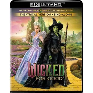 Wicked For Good 4K MA