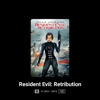 Resident Evil: Retribution HD MA