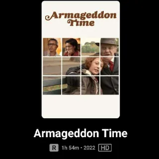 Armageddon Time HD MA