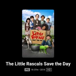 Little Rascals Save The Day HD MA