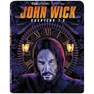 John Wick Trilogy 4K MA 1-3
