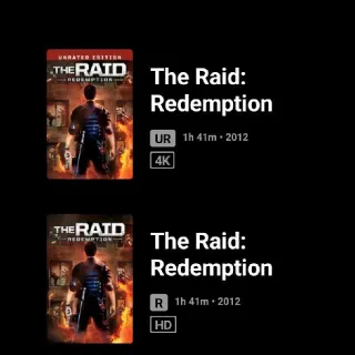 The Raid: Redemption 4K MA