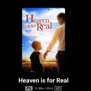 Heaven Is For Real HD MA