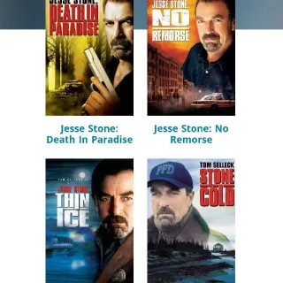 Jesse Stone 4-Movie Collection SD Vudu *RARE CODE*