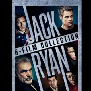 Jack Ryan 5-Movie Collection 4K Vudu