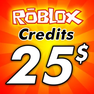 $25.00 Roblox Gift Card Digital Pin US - SPECIAL OFFER!