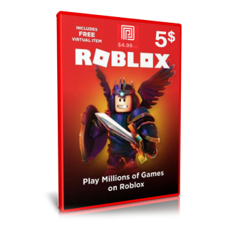 $5.00 Roblox Gift Card Digital Pin Delivery 450 Robux Premium