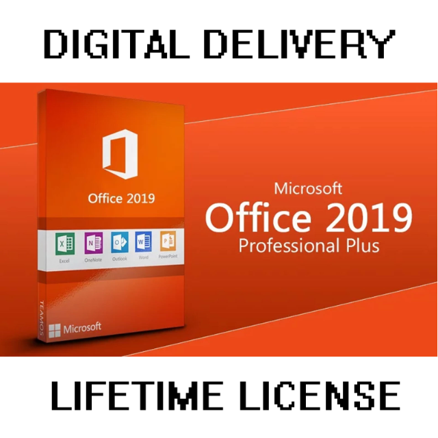 Microsoft Office Professional Plus 2019 Lifetime License 1 Pc