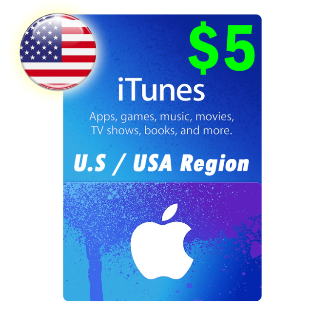 $5 iTunes Apple Store Gift Card Instant Delivery - iTunes Gift Cards - Gameflip
