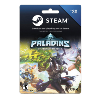 $30.00 Steam Gift Card Wallet Balance - Digital Delivery - Instant