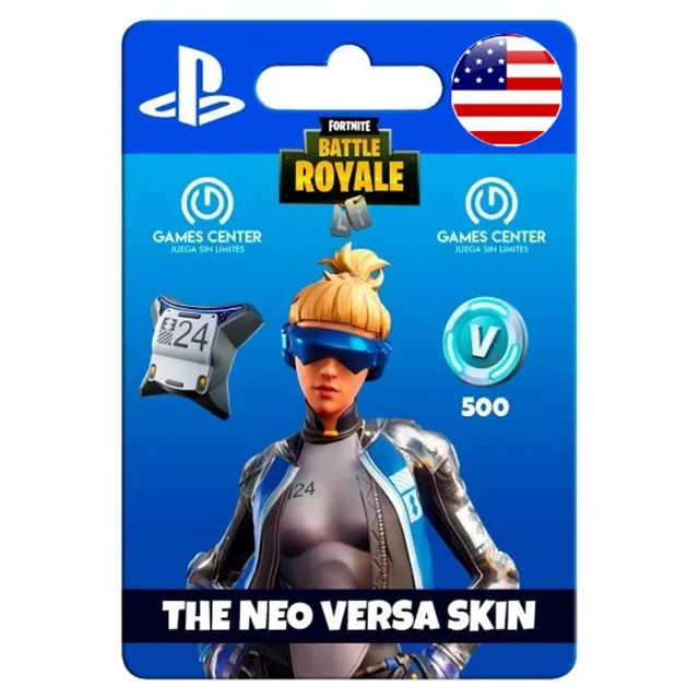 Fortnite Neo Versa Skin 500 V-Bucks USA REGION ONLY Playstation