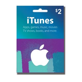 Apple iTunes GIFT CARD $2 USD USA North America APP STORE 