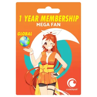 Crunchyroll MegaFan 12 Months Global