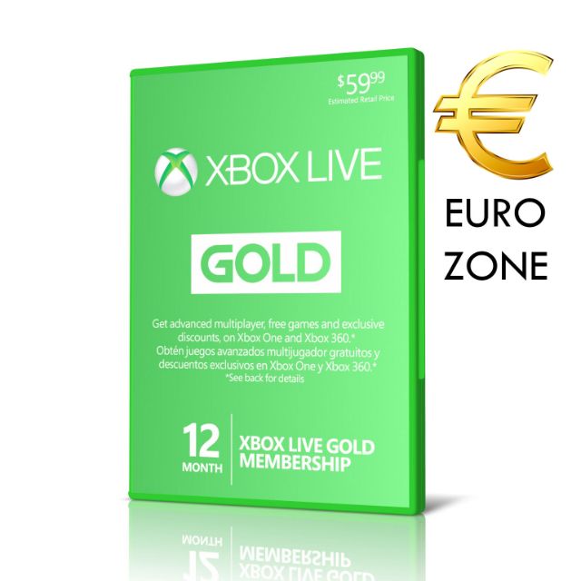 Xbox Live Gold Months EUROPE EU Membership USE CODE IN MY PROFILE Xbox Live Gold