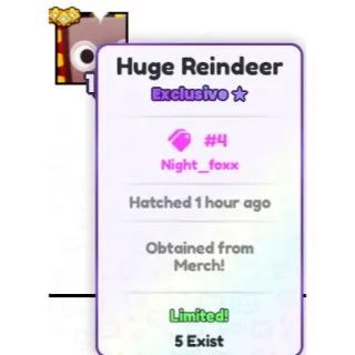 Huge Reindeer (PETS GO)