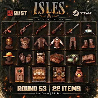 Rust Round 53 ⚡ 22x Twitch Drops