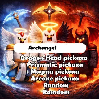 Archangel RACE | Dragon Head 🐲 [BEST] Prismatic • Arcane • Magma Random Cash , Lv.200+ | Good Armor🛡️+Good Weapon⚔️