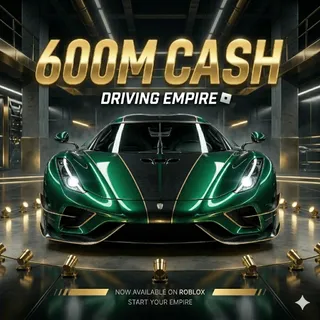 Driving Empire 💸600 M💸 Cash Account 💸FAST DELIVERY