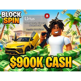 [BLOCKSPIN] 💨 URUS CAR + 💰 900K CASH | FAST Delivery