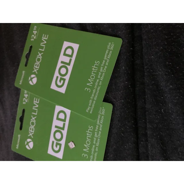 Xbox Month Live Subscription Xbox Gift Card Tarjeta de Regalo