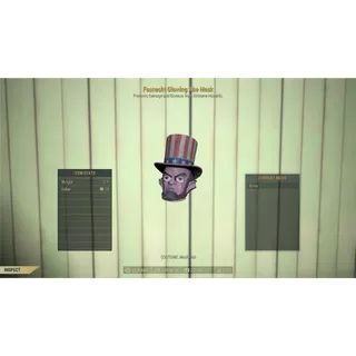 Fasnacht Glowing Abe Mask