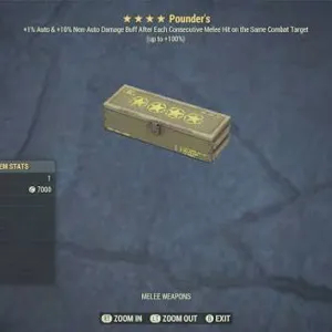 1x pounders 4* mod