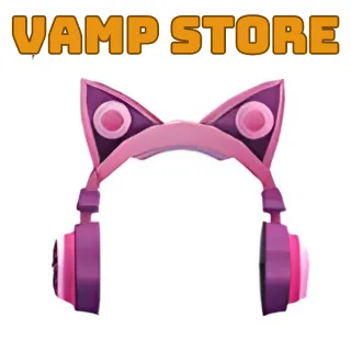 PINK CAT EAR HEADPHONES