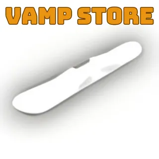 WHITE NEON SNOWBOARD