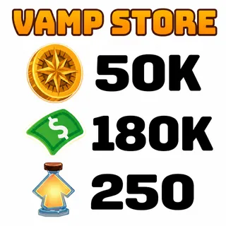 [Adopt Me] 50K Compass Coins + 180K Bucks + 250 Age Up Potion Account
