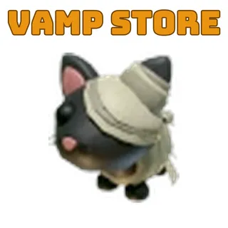 MEGA NEON HALLOWEEN BLACK MUMMY CAT