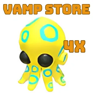 4x BLUE RINGED OCTOPUS