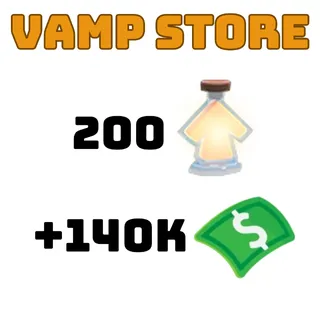 [Adopt Me] 140K Bucks + 200 Age Up Potion Account