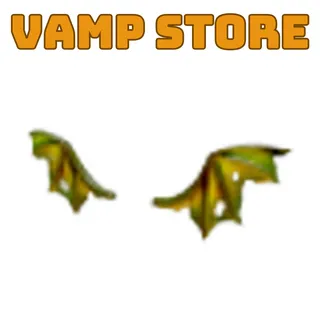 HALLOWEEN GREEN ZOMBIE BAT WINGS