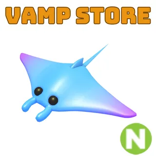 NEON MANTA RAY 