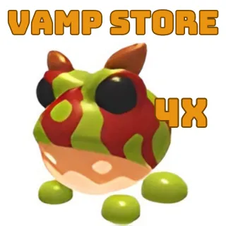 4x ORNATE HORNED FROG