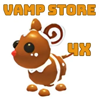 4x GINGERBREAD MOUSE