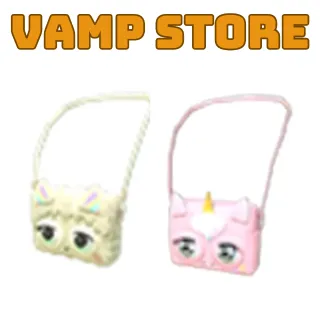 GLAMICORN + LLAMALUSH PURSE PET