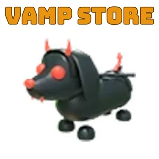 MEGA NEON HALLOWEEN EVIL DACHSHUND 