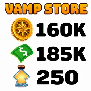 [Adopt Me] 160K Compass Coins + 185K Bucks + 250 Age Up Potion Account