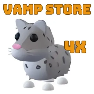 4x SNOW LEOPARD