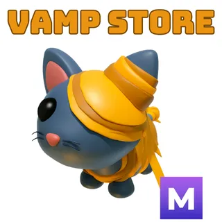 HALLOWEEN GOLDEN MUMMY CAT MEGA