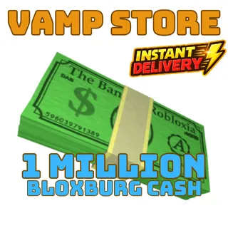 [BLOXBURG] 1M BLOXBURG CASH ACCOUNT ⚡ INSTANT DELIVERY