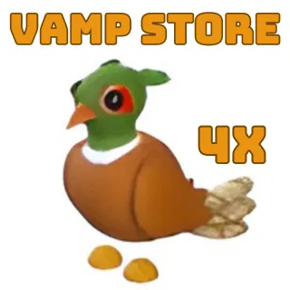 4x Brown Chested Pheasant